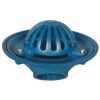 ductile iron full-flow 45 degrees side roof outlet